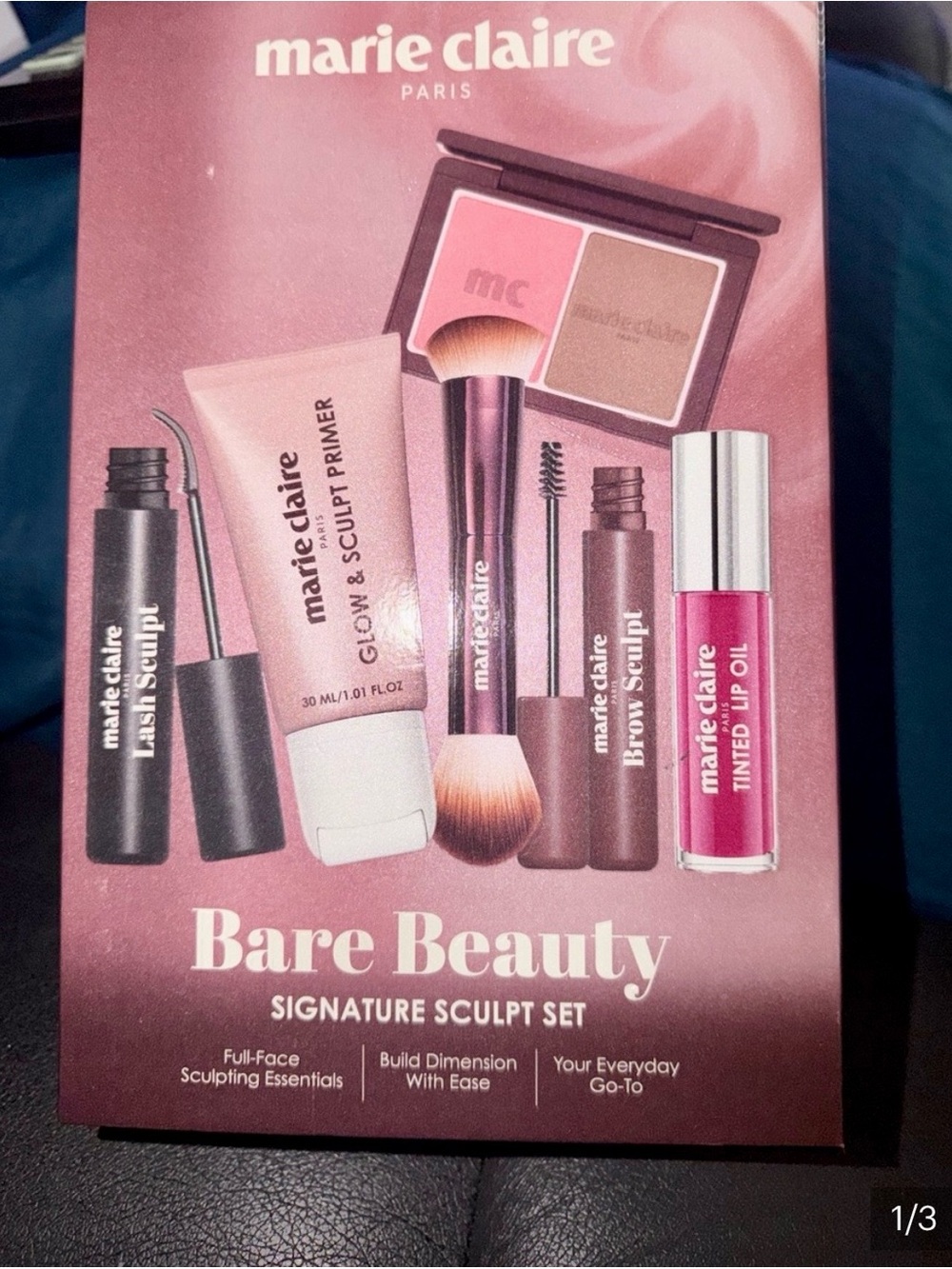 Marie Claire Bare Beauty Signature Sculpt Set — Pink